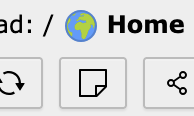Icon zur Erstellung interne Notiz