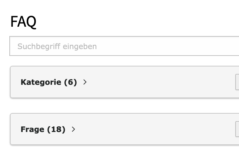 jpFAQ listemodul fragen, kategorien erstellen