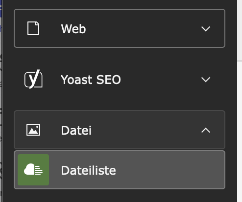 Modul Dateiliste